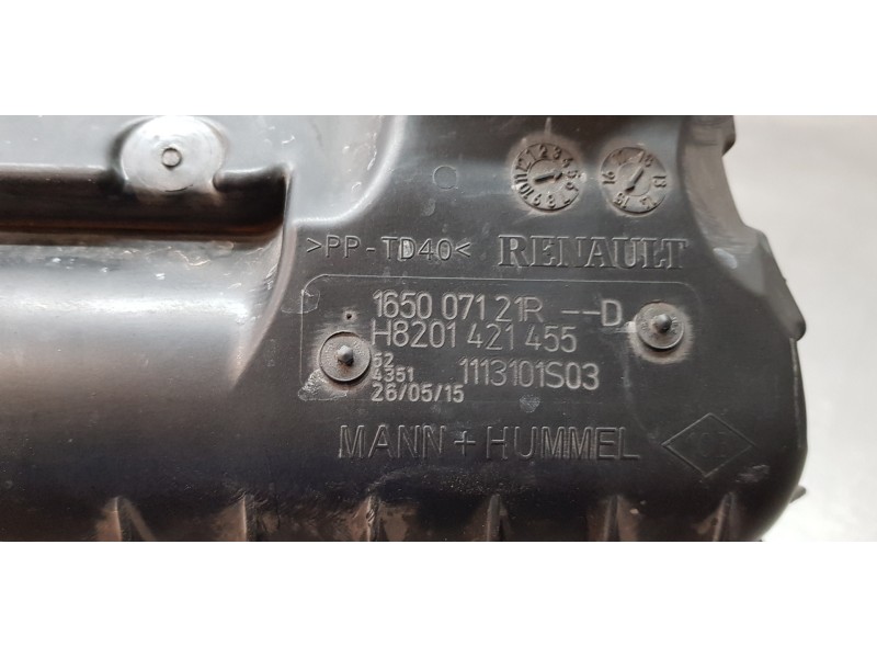 Recambio de filtro aire para renault espace v icon referencia OEM IAM 165007121R  