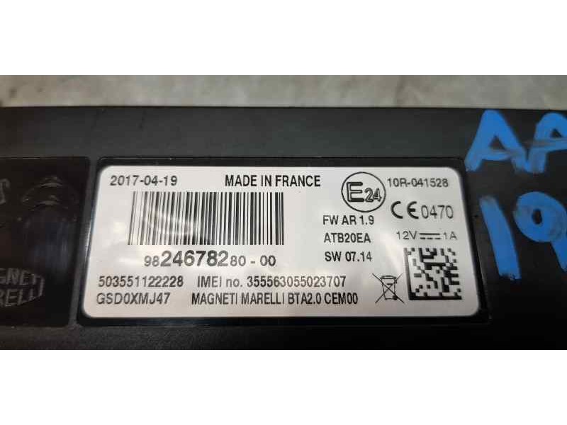 Recambio de modulo electronico para citroen c4 grand picasso rip curl referencia OEM IAM 9824678280   Recambio de modulo electronico para citroen c4 grand picasso rip curl referencia OEM IAM 9824678280
