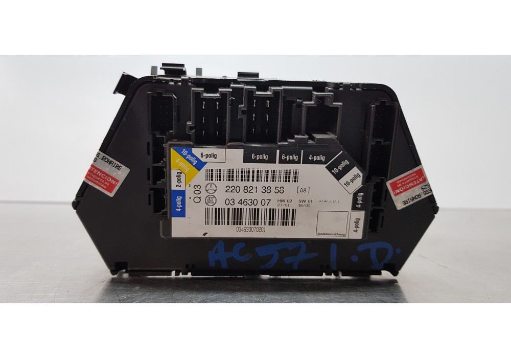 Recambio de interruptor para mercedes clase s (w220) berlina 5.0 v8 24v cat referencia OEM IAM 2208213858  