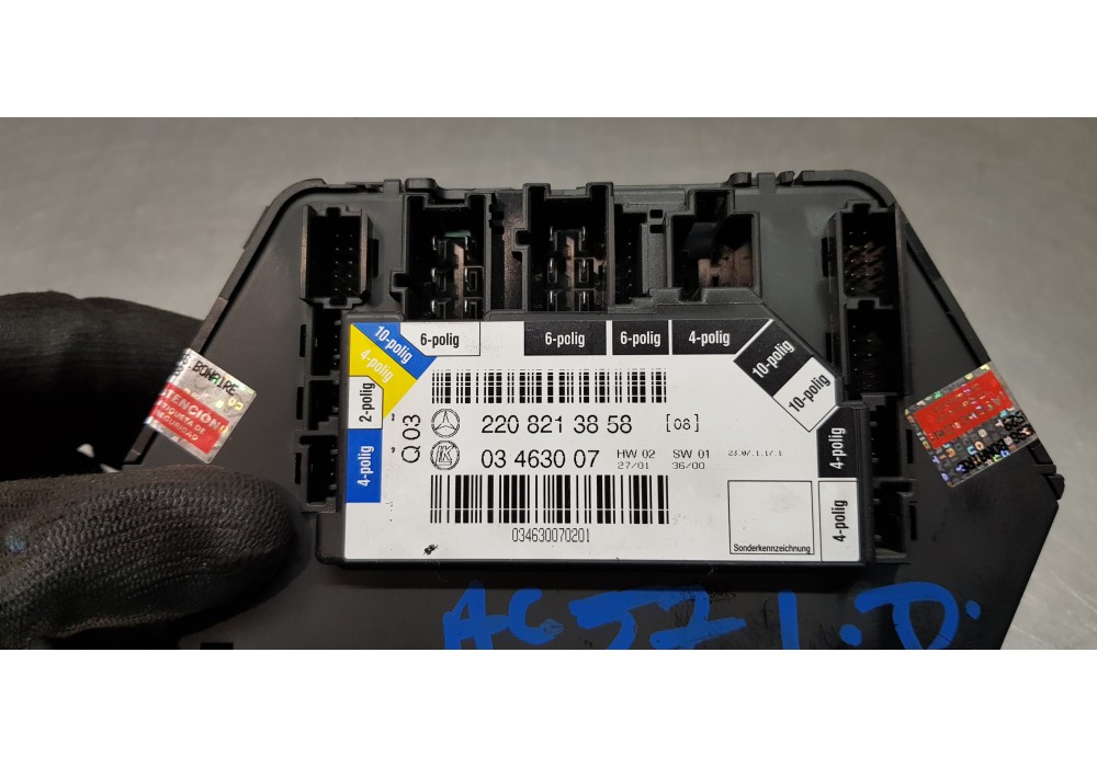 Recambio de interruptor para mercedes clase s (w220) berlina 5.0 v8 24v cat referencia OEM IAM 2208213858  