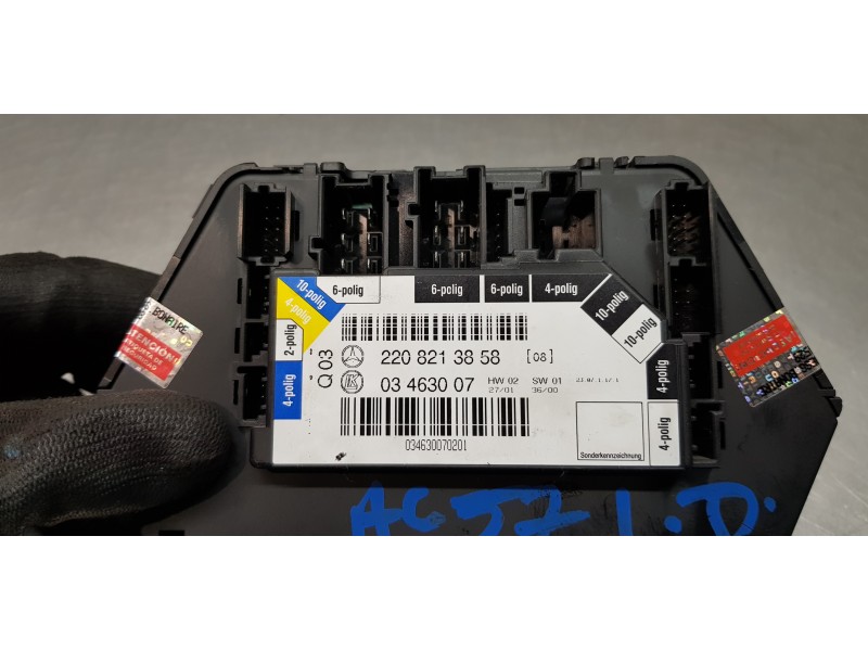 Recambio de interruptor para mercedes clase s (w220) berlina 5.0 v8 24v cat referencia OEM IAM 2208213858  