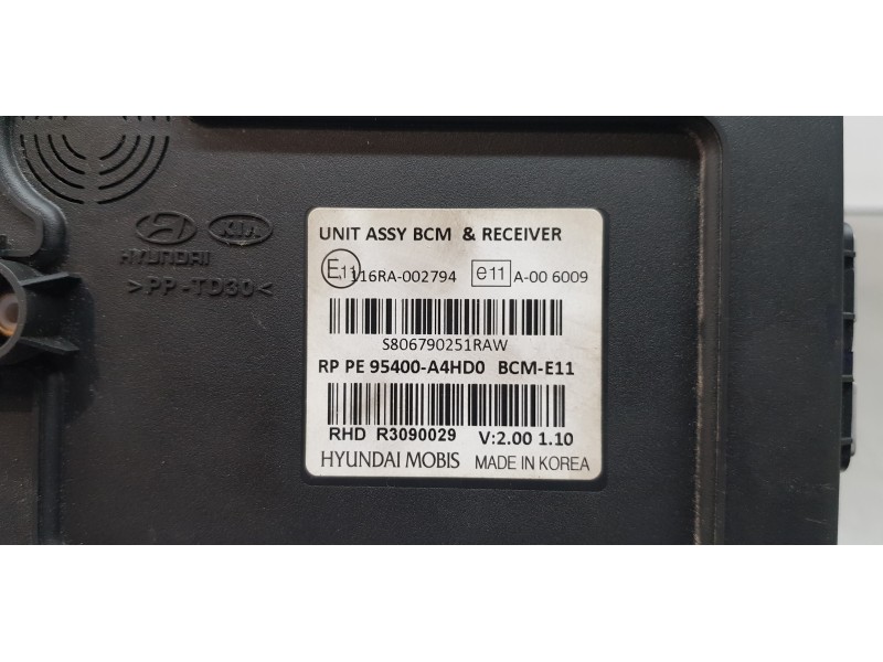 Recambio de modulo confort para kia carens ( ) basic referencia OEM IAM 95400A4HD0   Recambio de modulo confort para kia carens ( ) basic referencia OEM IAM 95400A4HD0