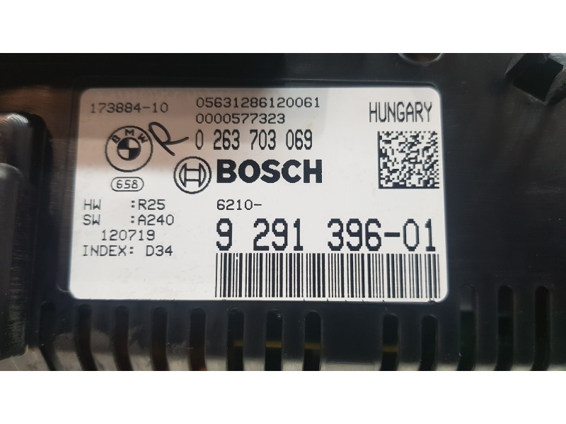 Recambio de cuadro instrumentos para bmw serie 5 gran turismo (f07) 530d xdrive referencia OEM IAM 62108795128  