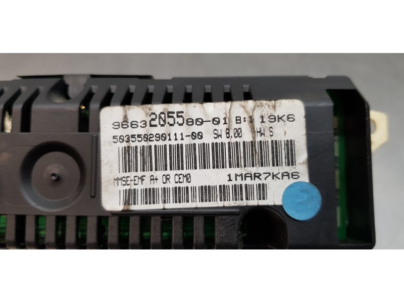 Recambio de pantalla multifuncion para peugeot 207 x-line referencia OEM IAM 9663205580   Recambio de pantalla multifuncion para peugeot 207 x-line referencia OEM IAM 9663205580