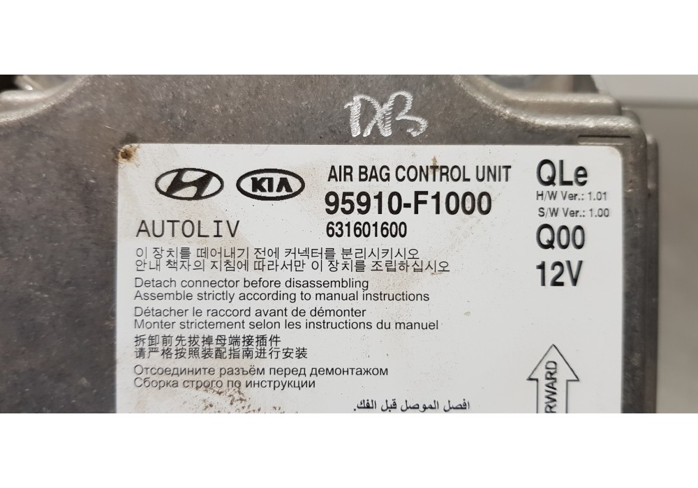 Recambio de kit airbag para kia sportage dynamic referencia OEM IAM 84710F1000WK  