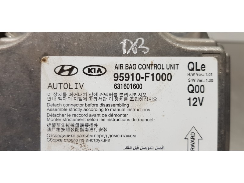 Recambio de kit airbag para kia sportage dynamic referencia OEM IAM 84710F1000WK  