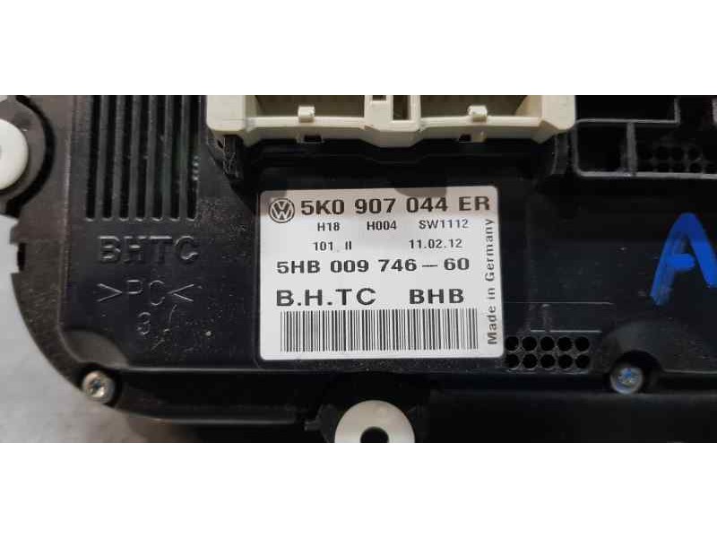 Recambio de mando climatizador para volkswagen tiguan (5n2) advance bluemotion referencia OEM IAM 5K0907044ER  