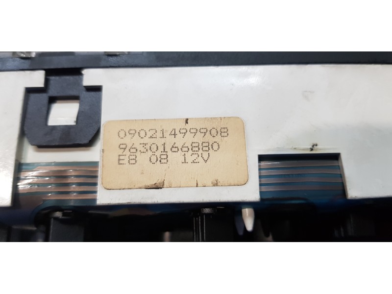 Recambio de cuadro instrumentos para peugeot partner (s1) break referencia OEM IAM 9630166880  