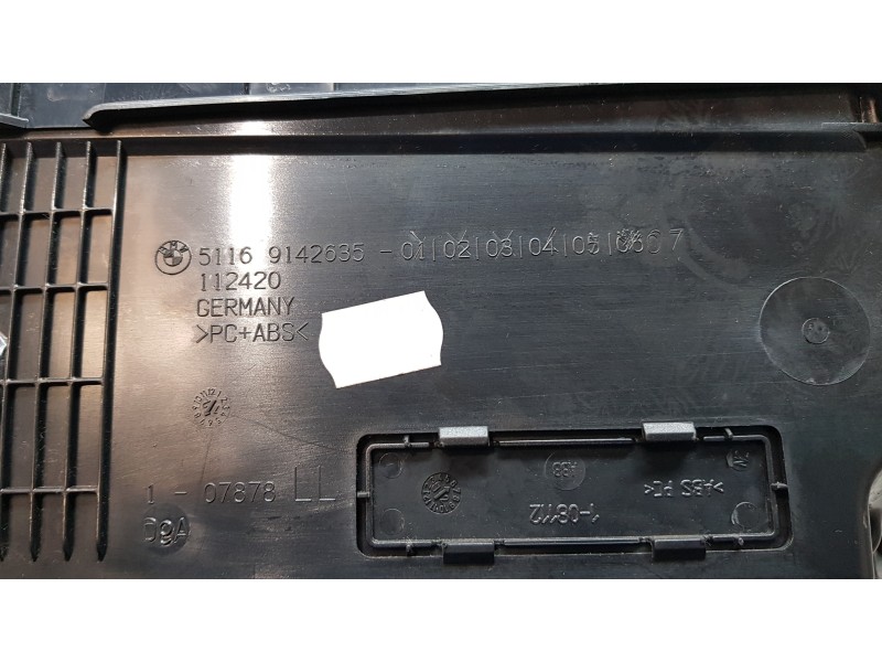 Recambio de guantera para bmw serie 5 gran turismo (f07) 530d xdrive referencia OEM IAM 51169142635  