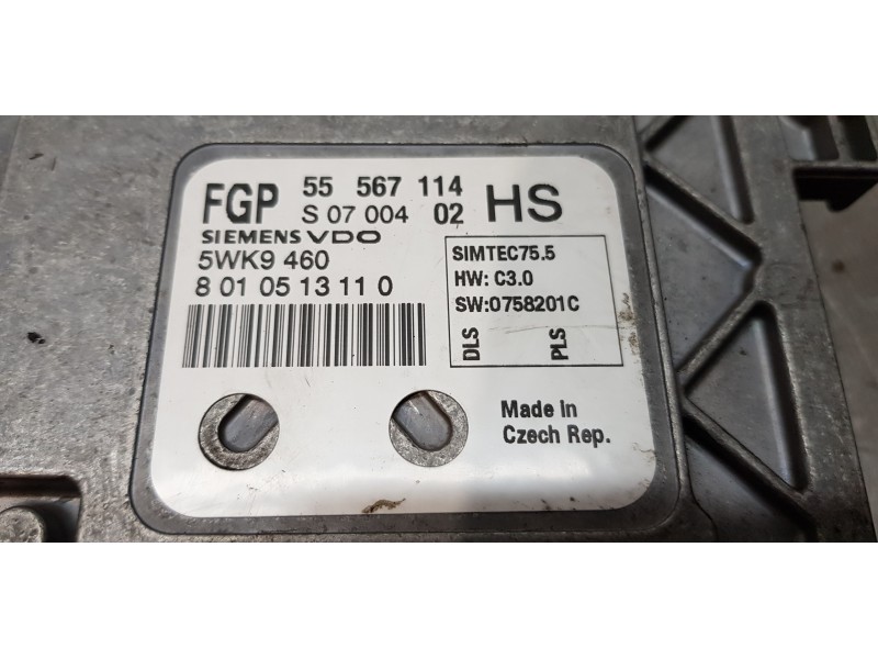 Recambio de centralita motor uce para opel astra gtc enjoy referencia OEM IAM 55567114  