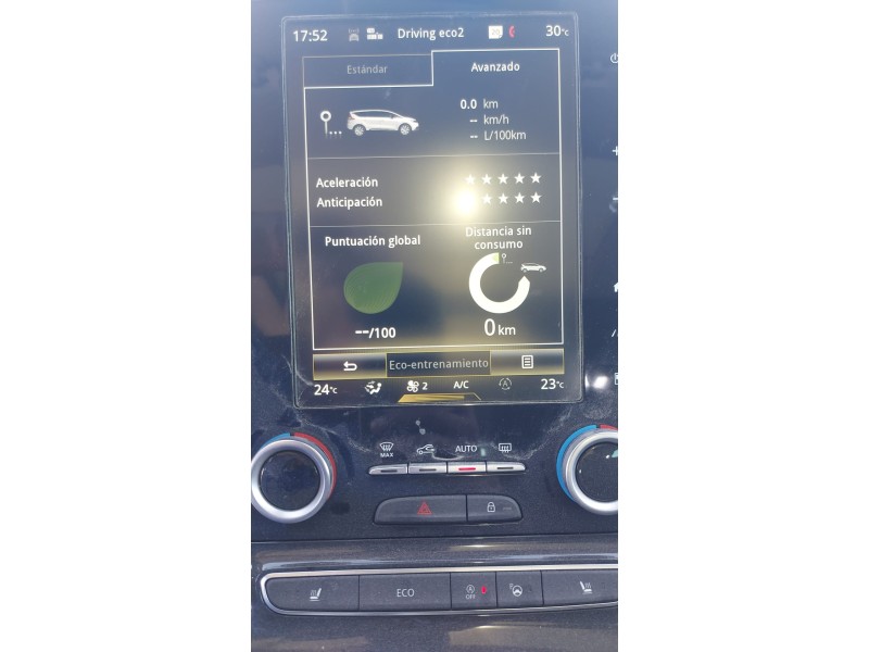 Recambio de pantalla multifuncion para renault espace v icon referencia OEM IAM 280905791R  