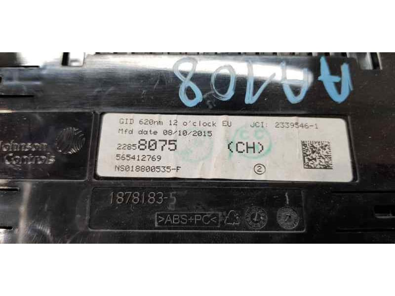 Recambio de pantalla multifuncion para opel zafira tourer expression referencia OEM IAM 22858075  