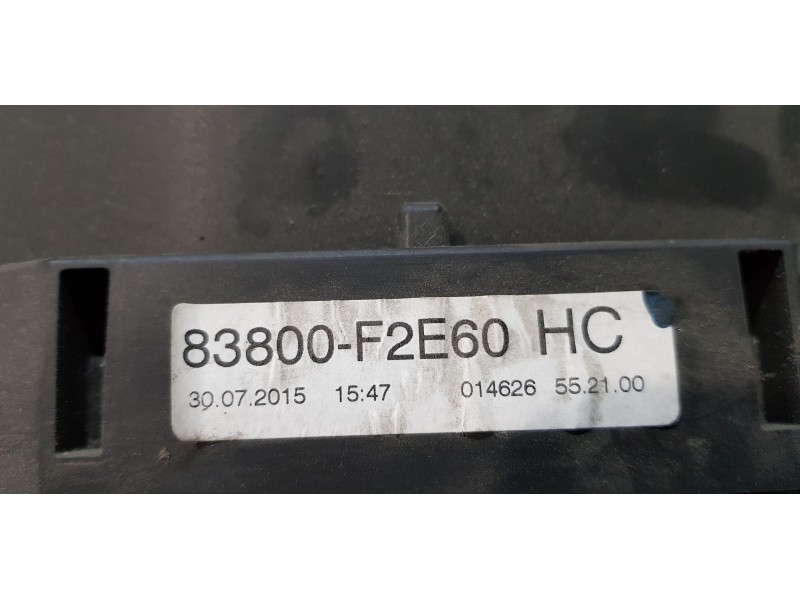 Recambio de cuadro instrumentos para toyota auris touring sports (e18) hybrid active referencia OEM IAM 83800F2E60   Recambio de cuadro instrumentos para toyota auris touring sports (e18) hybrid active referencia OEM IAM 83800F2E60