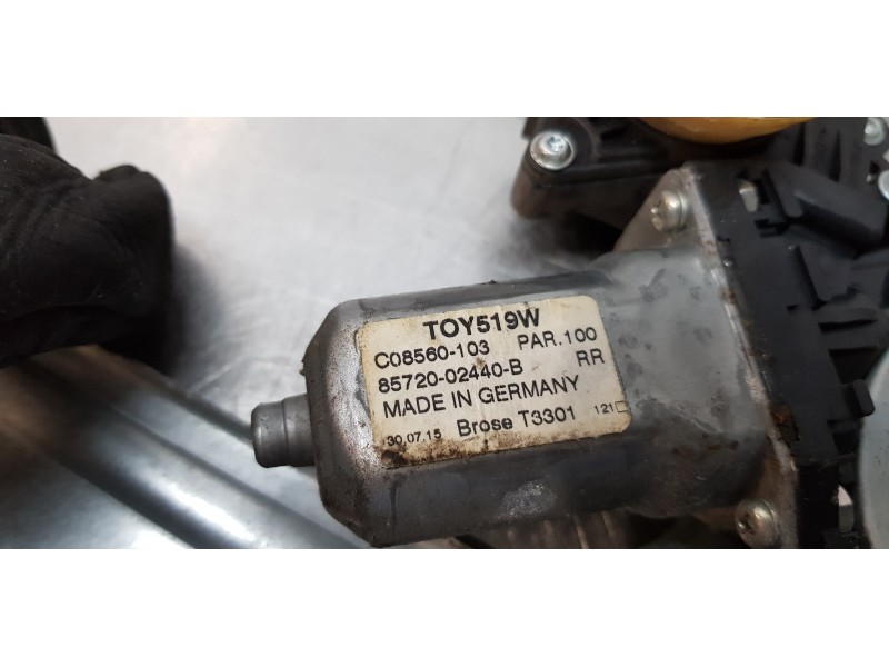 Recambio de elevalunas trasero derecho para toyota auris touring sports (e18) hybrid active referencia OEM IAM 8572002440   Recambio de elevalunas trasero derecho para toyota auris touring sports (e18) hybrid active referencia OEM IAM 8572002440