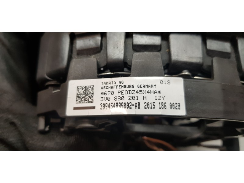 Recambio de kit airbag para skoda superb (3v3) active referencia OEM IAM 3V1857007RZR2  