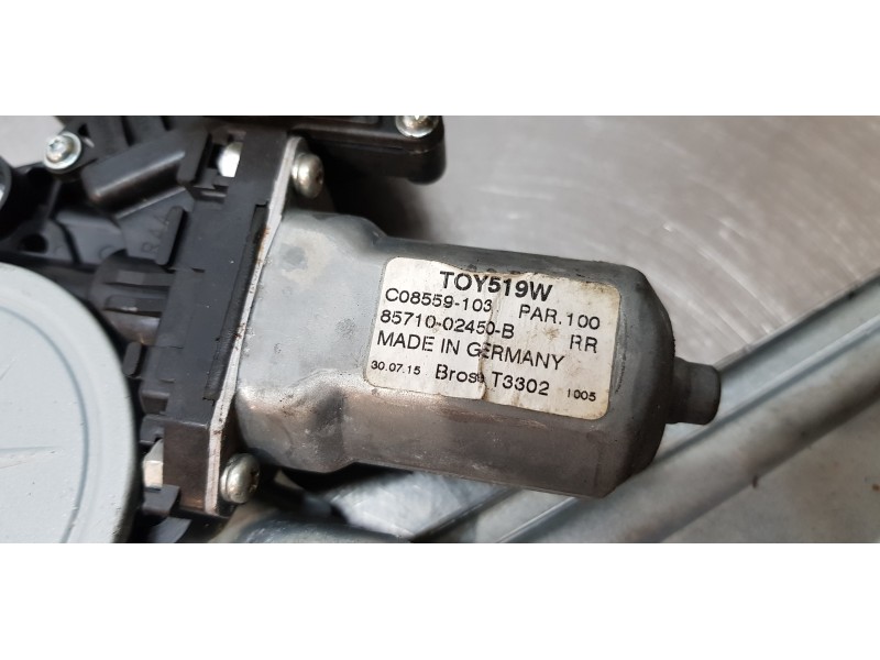 Recambio de elevalunas trasero izquierdo para toyota auris touring sports (e18) hybrid active referencia OEM IAM 8571002450   Recambio de elevalunas trasero izquierdo para toyota auris touring sports (e18) hybrid active referencia OEM IAM 8571002450