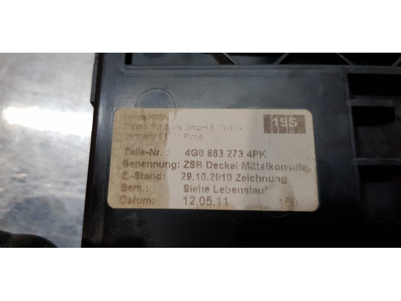 Recambio de cenicero para audi a6 lim. (4g2) 3.0 tdi quattro referencia OEM IAM 4G0863273  