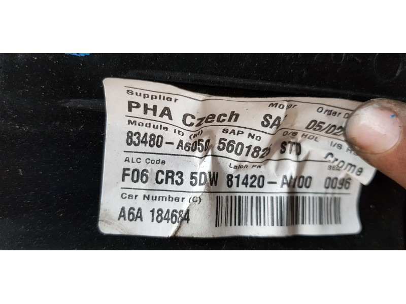 Recambio de elevalunas trasero derecho para hyundai i30 (gd) klass referencia OEM IAM 83480A6050   Recambio de elevalunas trasero derecho para hyundai i30 (gd) klass referencia OEM IAM 83480A6050