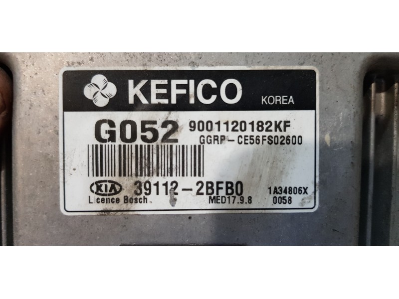 Recambio de centralita motor uce para kia carens ( ) attract referencia OEM IAM 391122BFB0  