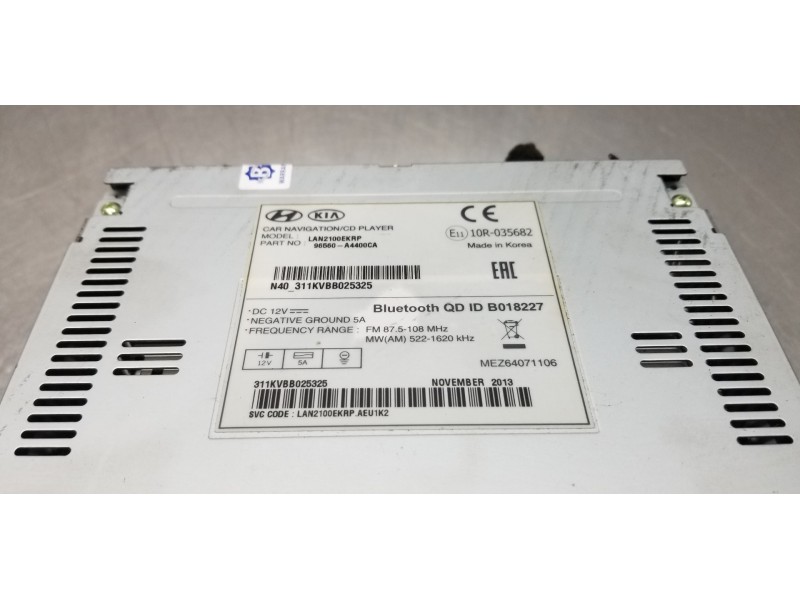 Recambio de pantalla multifuncion para kia carens ( ) vision referencia OEM IAM 96560A4400 96560A4400CA 