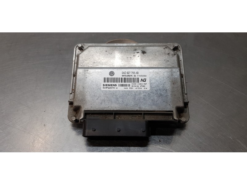 Recambio de centralita cambio automatico para volkswagen touareg (7la) tdi r5 referencia OEM IAM 0AD927755AB   Recambio de centralita cambio automatico para volkswagen touareg (7la) tdi r5 referencia OEM IAM 0AD927755AB