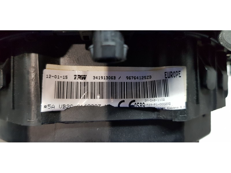 Recambio de airbag delantero izquierdo para peugeot 5008 active referencia OEM IAM 96764125ZD   Recambio de airbag delantero izquierdo para peugeot 5008 active referencia OEM IAM 96764125ZD