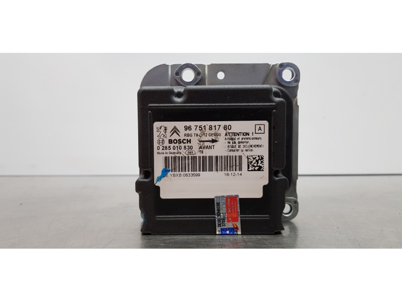 Recambio de centralita airbag para peugeot 5008 active referencia OEM IAM 9675181780   Recambio de centralita airbag para peugeot 5008 active referencia OEM IAM 9675181780