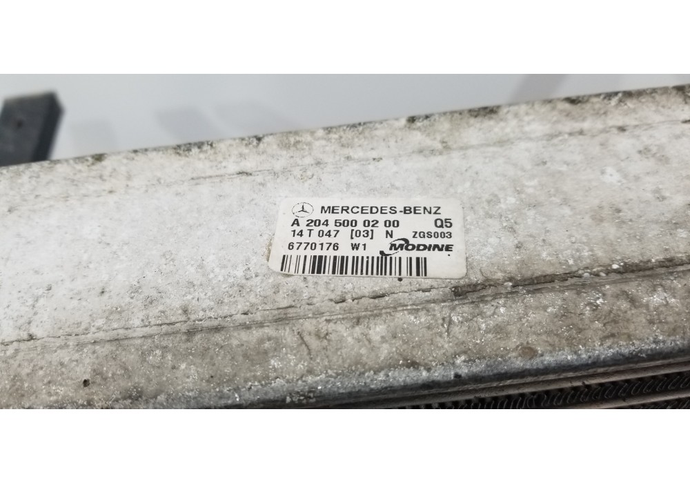 Recambio de intercooler para mercedes clase e (w212) familiar 220 cdi blueefficiency (212.202) referencia OEM IAM A2045000200  