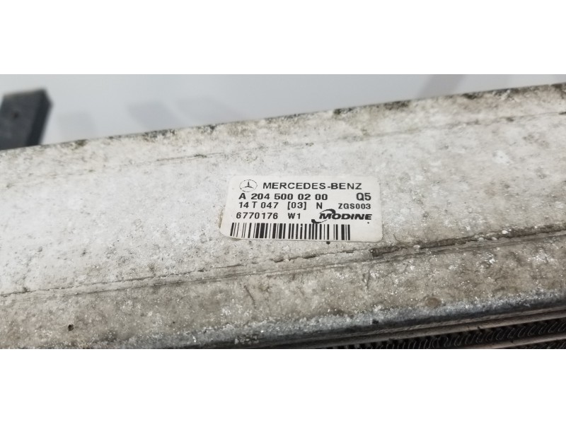Recambio de intercooler para mercedes clase e (w212) familiar 220 cdi blueefficiency (212.202) referencia OEM IAM A2045000200  