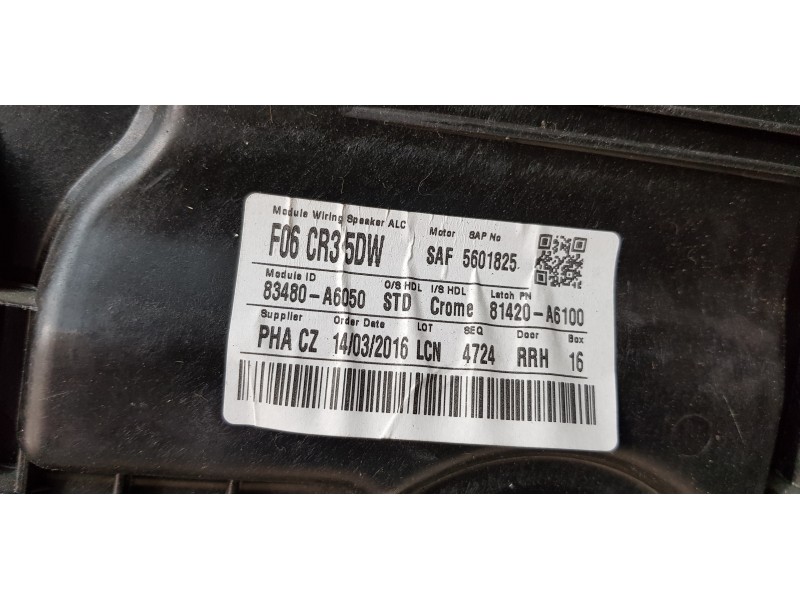 Recambio de elevalunas trasero derecho para hyundai i30 (gd) classic referencia OEM IAM 83480A6050   Recambio de elevalunas trasero derecho para hyundai i30 (gd) classic referencia OEM IAM 83480A6050