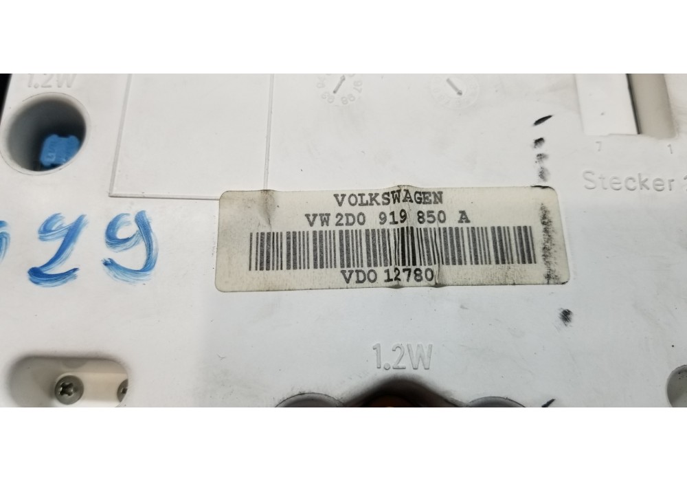 Recambio de cuadro instrumentos para volkswagen lt caja abierta (mod. 1997) lt 28 caja abierta referencia OEM IAM 2D0919850A  