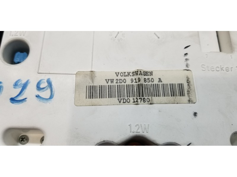 Recambio de cuadro instrumentos para volkswagen lt caja abierta (mod. 1997) lt 28 caja abierta referencia OEM IAM 2D0919850A  