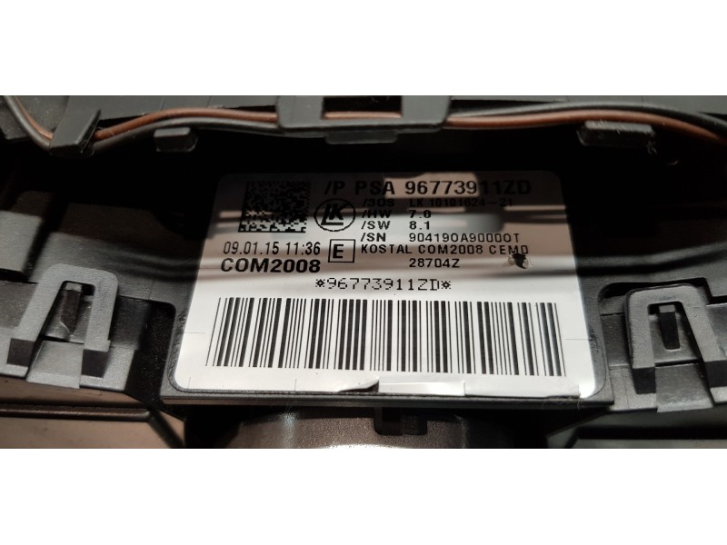 Recambio de mando multifuncion para peugeot 5008 active referencia OEM IAM 96773911ZD   Recambio de mando multifuncion para peugeot 5008 active referencia OEM IAM 96773911ZD