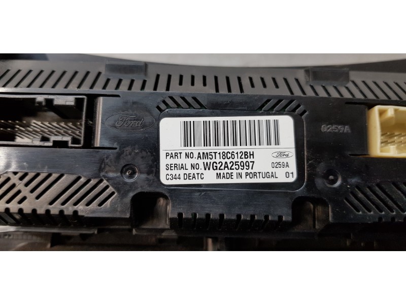 Recambio de mando climatizador para ford c-max titanium referencia OEM IAM AM5T18C612BH  