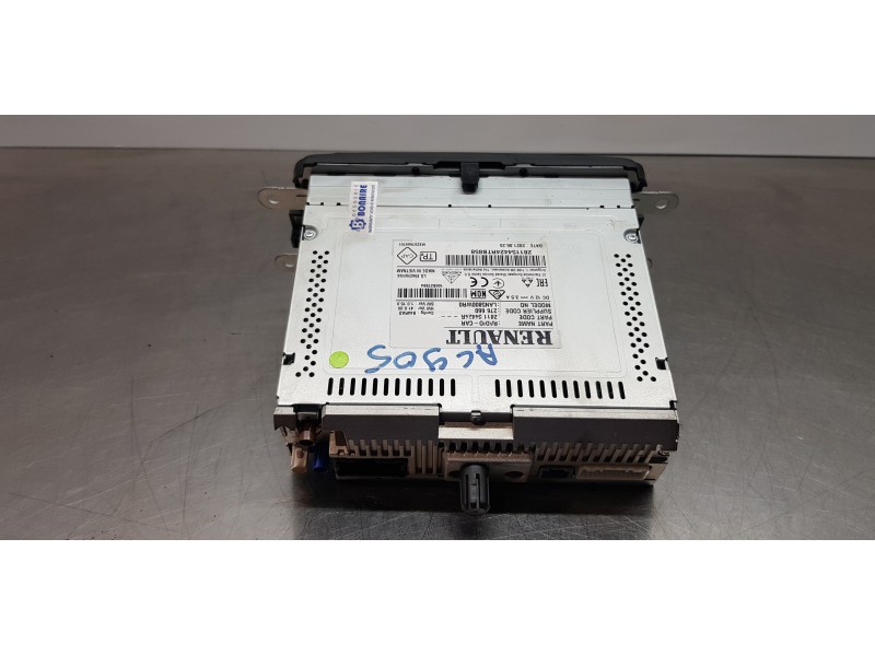 Recambio de pantalla multifuncion para dacia lodgy comfort referencia OEM IAM 281154424R  