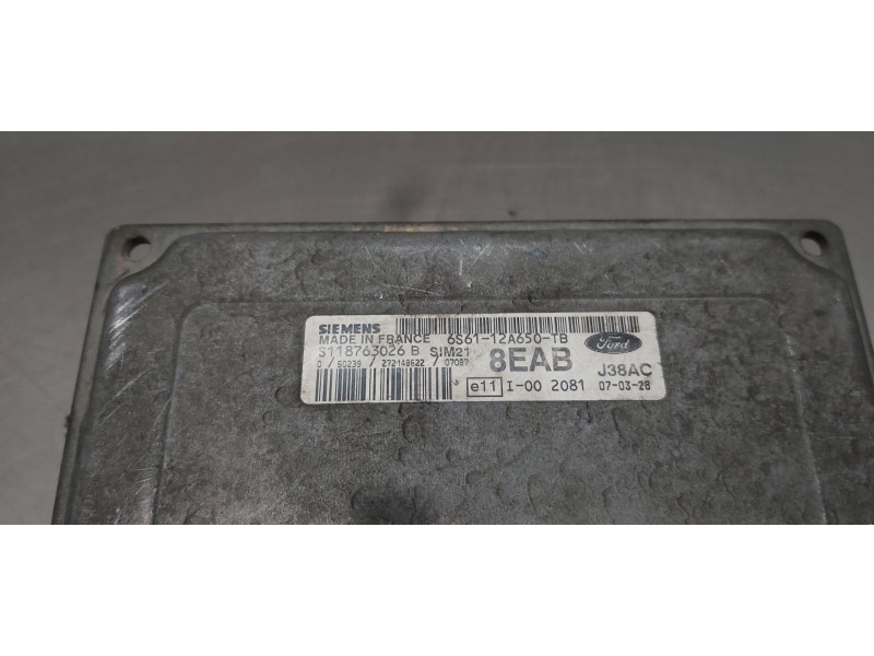 Recambio de centralita motor uce para ford fiesta (cbk) ambiente referencia OEM IAM 6S6112A650TB   Recambio de centralita motor uce para ford fiesta (cbk) ambiente referencia OEM IAM 6S6112A650TB