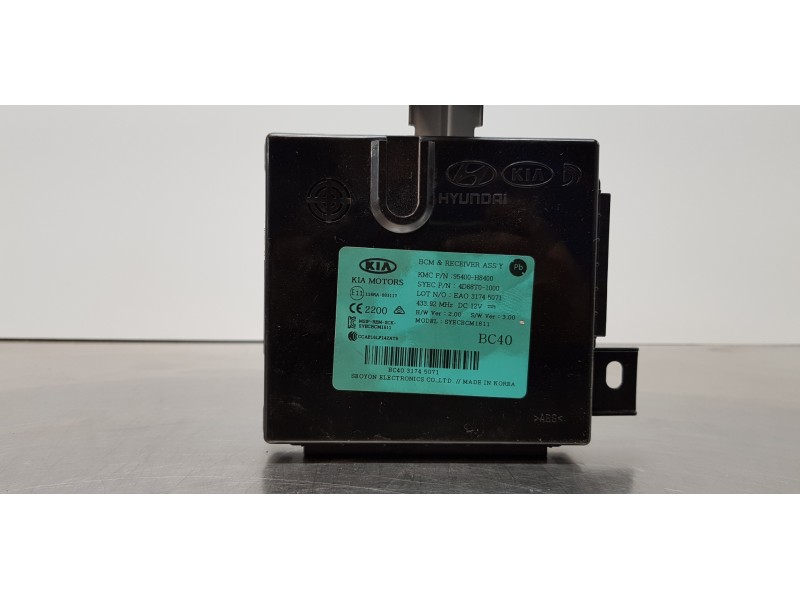 Recambio de modulo confort para kia rio (yb) attract referencia OEM IAM 95400H8400  