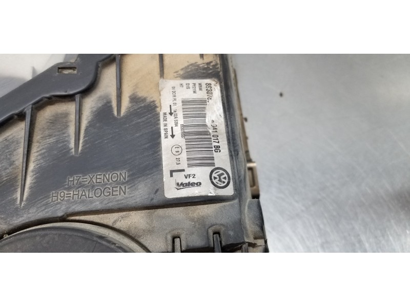 Recambio de faro izquierdo para volkswagen touareg (7la) tdi r5 referencia OEM IAM 7L6941017BG  