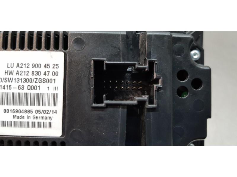 Recambio de mando climatizador para mercedes clase e (w212) familiar 220 cdi blueefficiency (212.202) referencia OEM IAM A212900