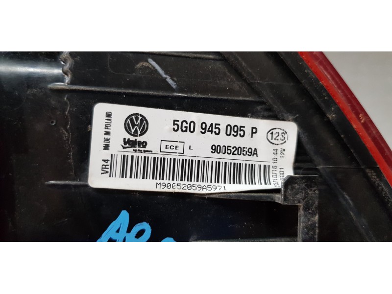 Recambio de piloto trasero izquierdo para volkswagen golf vii lim. advance bluemotion tech. referencia OEM IAM 5G0945095P  