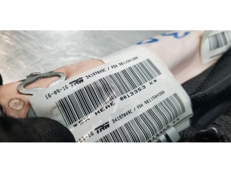 Recambio de airbag cortina delantero derecho para peugeot 3008 allure referencia OEM IAM 9811504380  