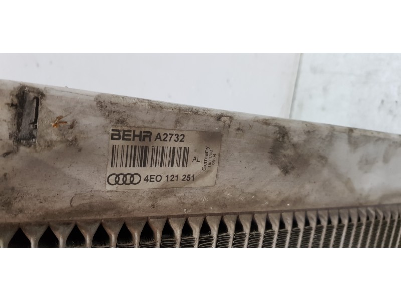 Recambio de radiador agua para audi a8 (4e2) 4.0 tdi quattro referencia OEM IAM 4E0121251  