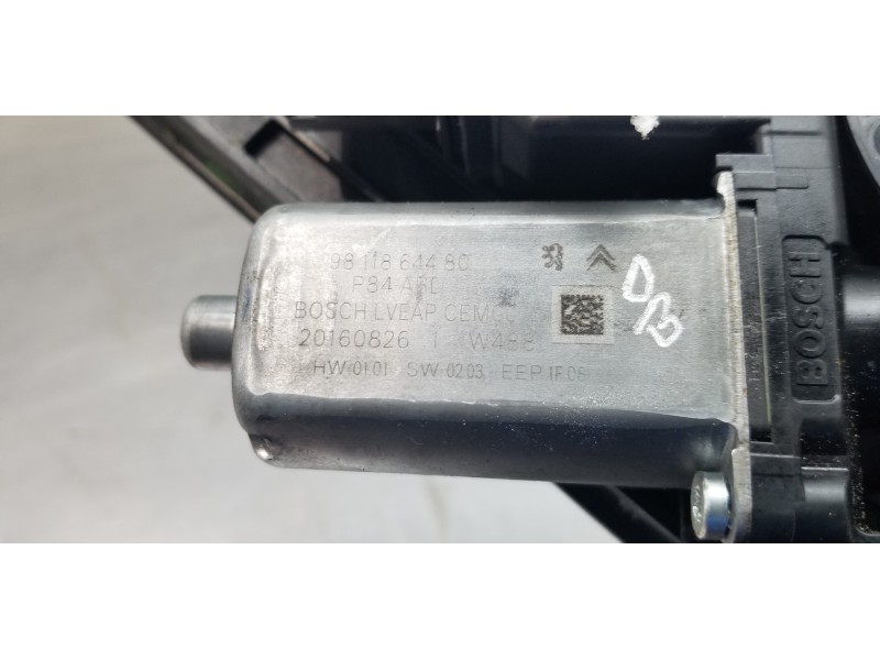 Recambio de elevalunas trasero derecho para peugeot 3008 allure referencia OEM IAM 9810488480 9811864480  Recambio de elevalunas trasero derecho para peugeot 3008 allure referencia OEM IAM 9810488480 9811864480