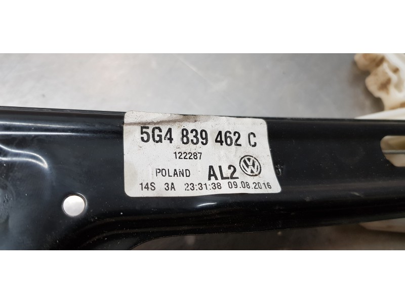 Recambio de elevalunas trasero derecho para volkswagen golf vii lim. advance bluemotion tech. referencia OEM IAM 5Q0959812  