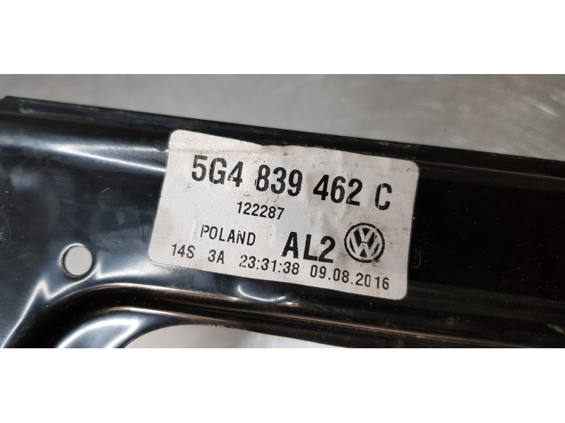 Recambio de elevalunas trasero derecho para volkswagen golf vii lim. advance bluemotion tech. referencia OEM IAM 5Q0959812  