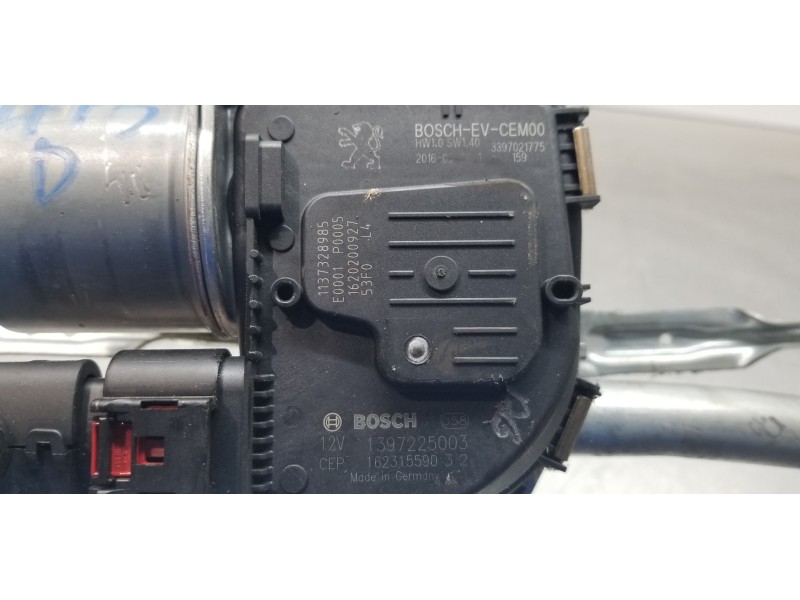Recambio de motor limpia delantero para peugeot 3008 allure referencia OEM IAM 9810989580 3397021775 