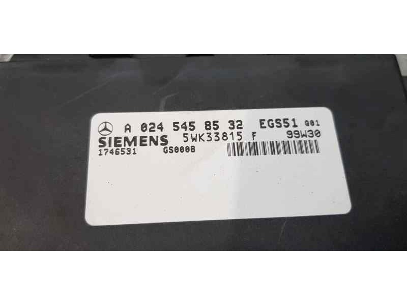 Recambio de centralita cambio automatico para mercedes clase e (w210) berlina 320 (210.065) referencia OEM IAM A0245458532  