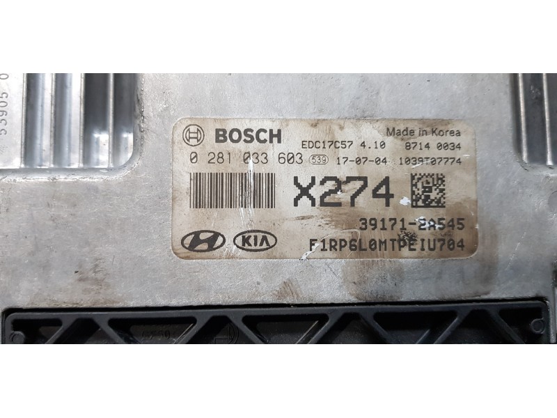 Recambio de centralita motor uce para kia carens ( ) concept referencia OEM IAM 391712A545  