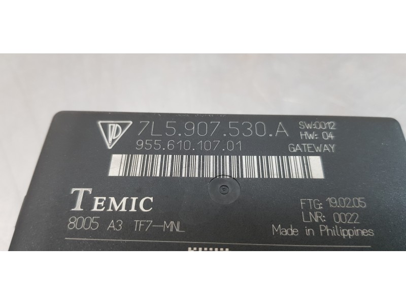 Recambio de modulo electronico para porsche cayenne (typ 9pa) s referencia OEM IAM 7L5907530A  