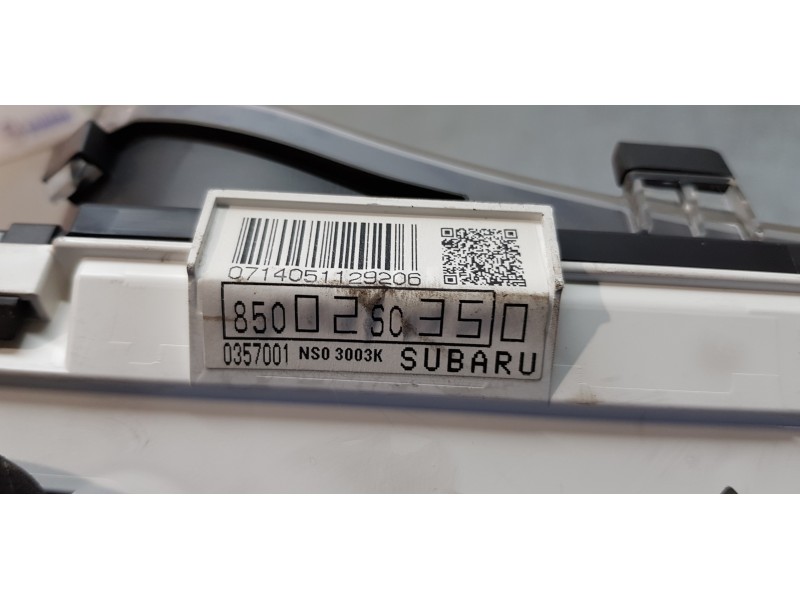 Recambio de cuadro instrumentos para subaru forester s12 xs classic referencia OEM IAM 85002SC350   Recambio de cuadro instrumentos para subaru forester s12 xs classic referencia OEM IAM 85002SC350
